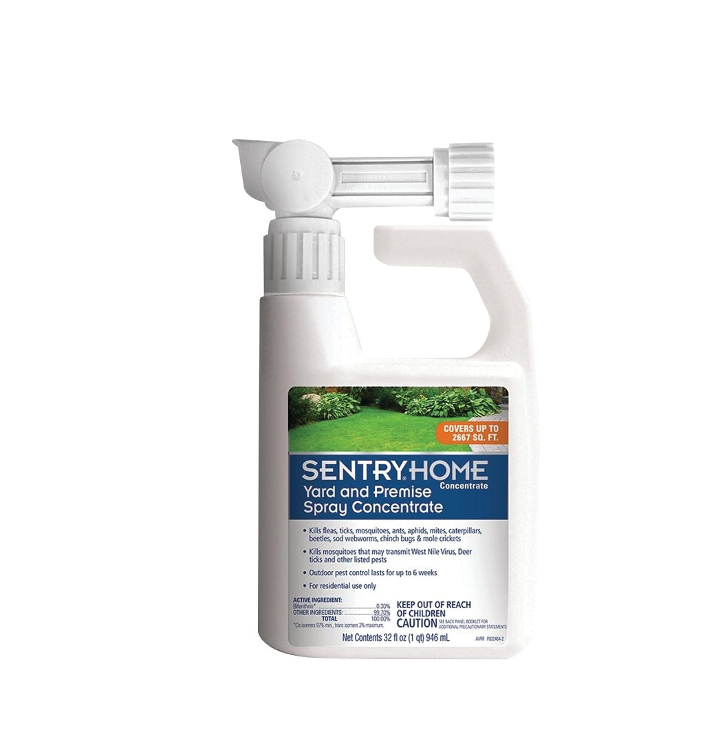 Sergeant's 02117 SentryHome Yard & Premise Spray Concentrate, White, 32 Ounce