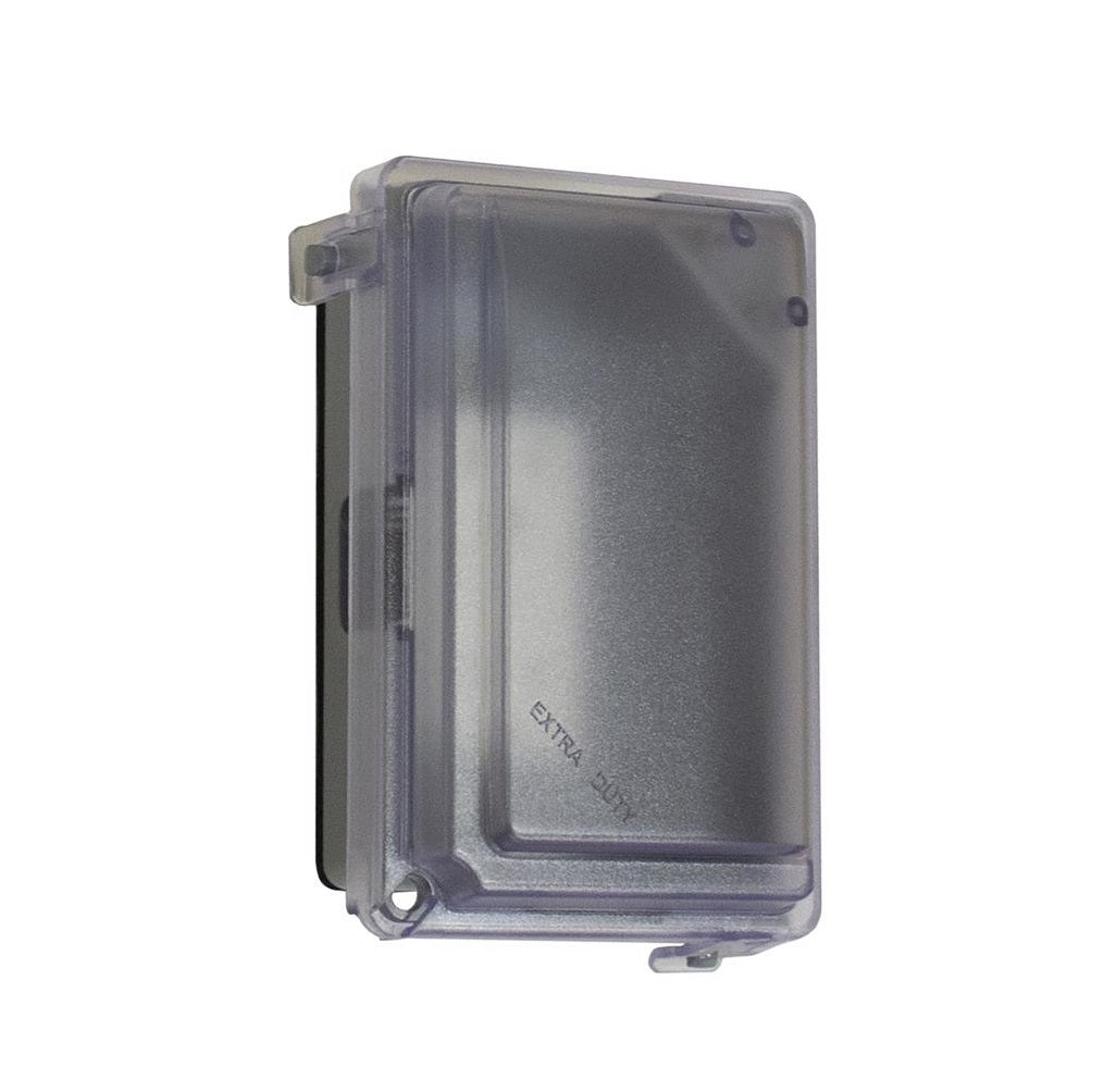 Sigma Electric 14414CLM Rectangle Weatherproof Cover, Plastic, 1 Gang