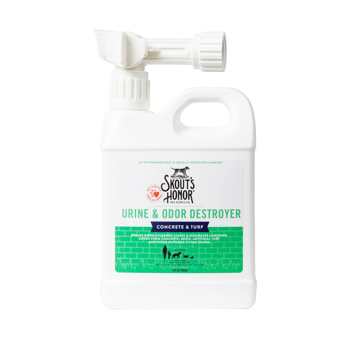 Skout's Honor Concrete & Turf Urine/Odor Destroyer 32 oz