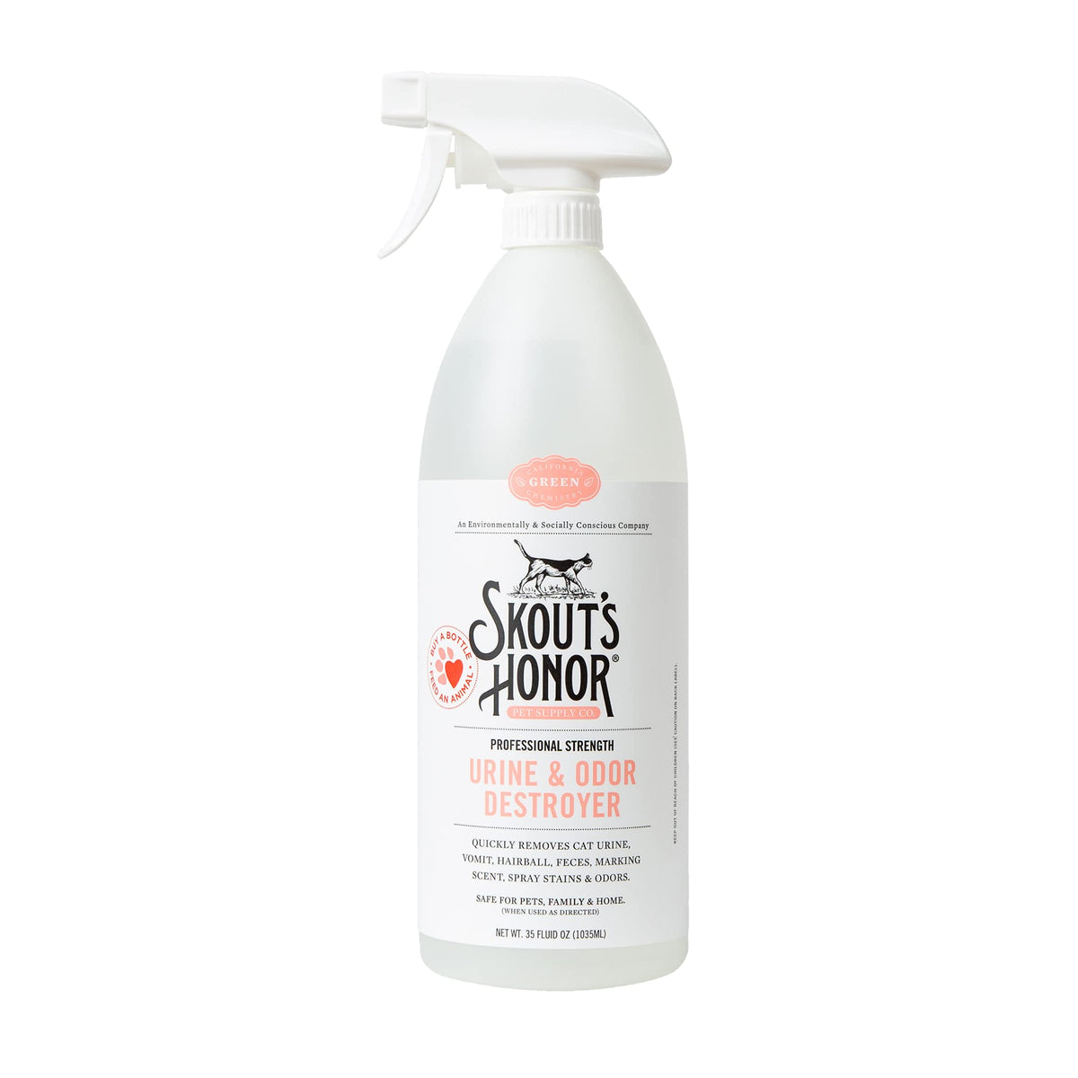 Skout's Honor Urine & Odor Destroyer Cat Formula 35 Oz