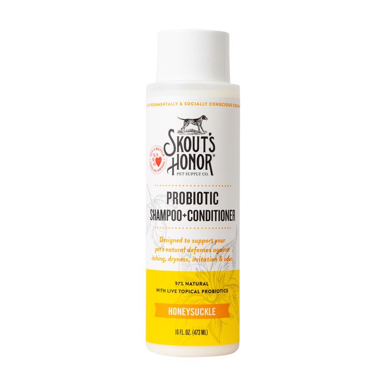 Skout's Honor Probiotic Shampoo + Conditioner 16 oz Honeysuckle