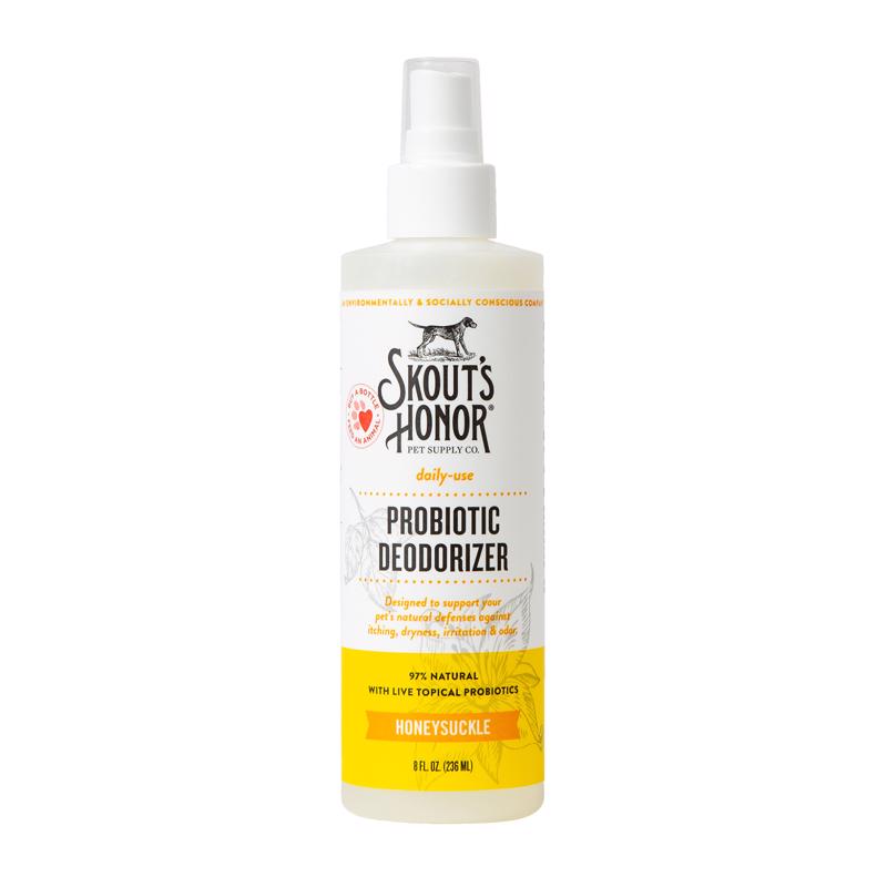 Skout's Honor Probiotic Daily Deodorizer Dog Spray 8 oz Honeysuckle