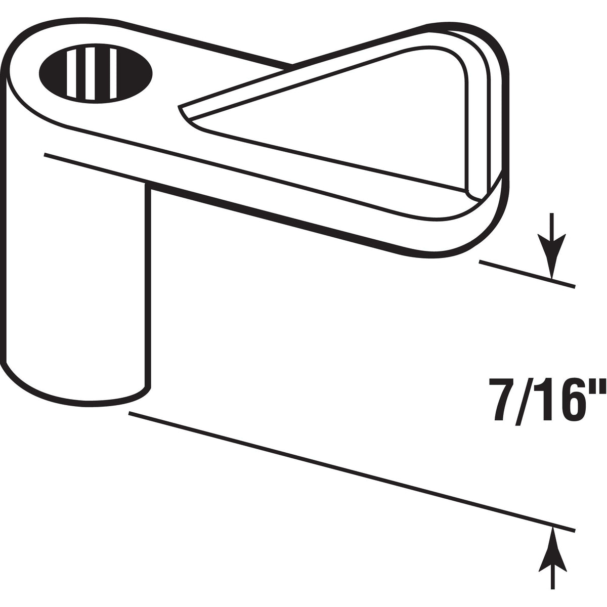 Slide-Co Screen Clips with Screws, 7/16 In., Gray Plastic