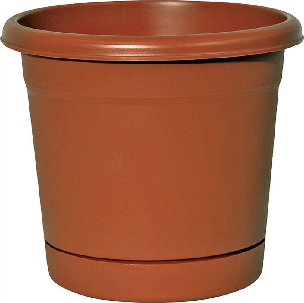 Southern Patio RN0612TC Rolled Rim Planter, Plastic