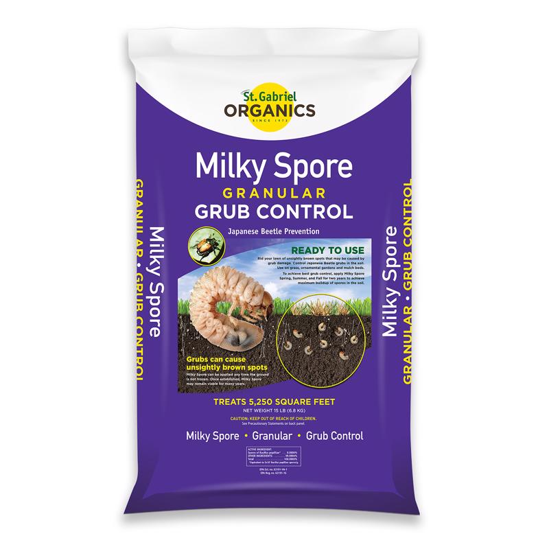 St. Gabriel Organics Milky Spore Grub Control Spreader Mix