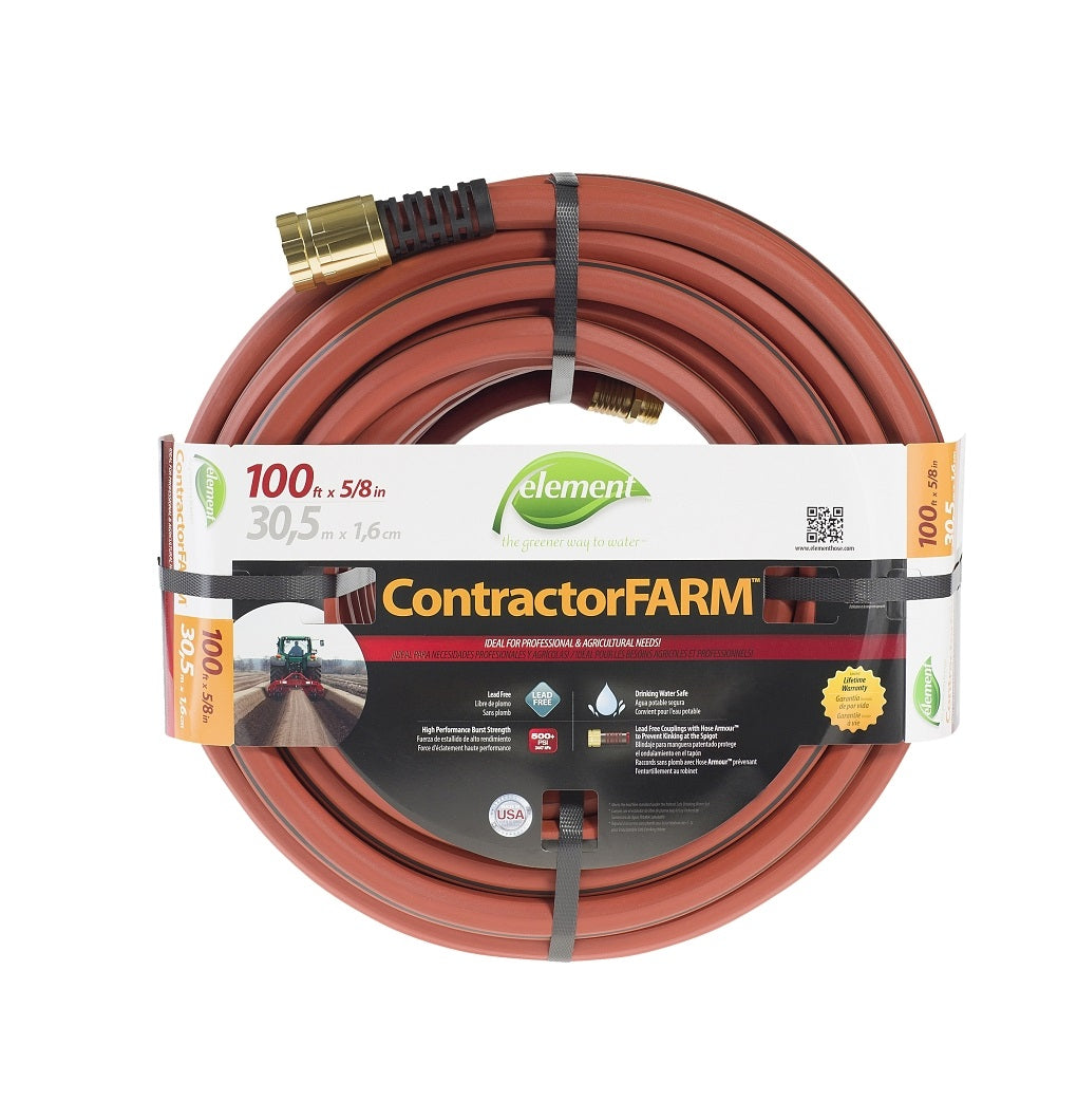 Swan CELCF58100 Element ContractorFARM Water Hose, 100 Ft