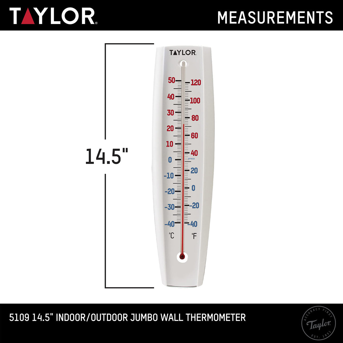 Taylor Jumbo Wall Thermometer 5109