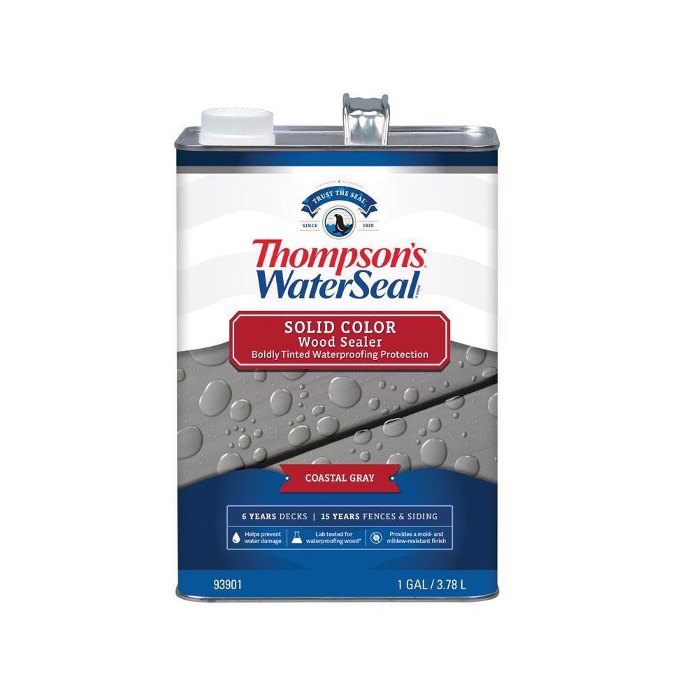 Thompson's WaterSeal TH.093901-16 Wood Sealer Waterproofing Wood Stain and Sealer, 1 Gallon