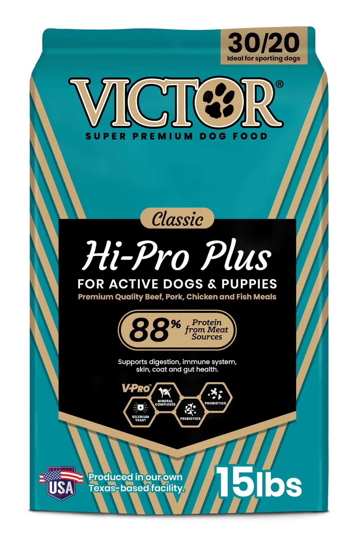 Victor Hi-Pro Plus Dry Dog Food, 15 lb