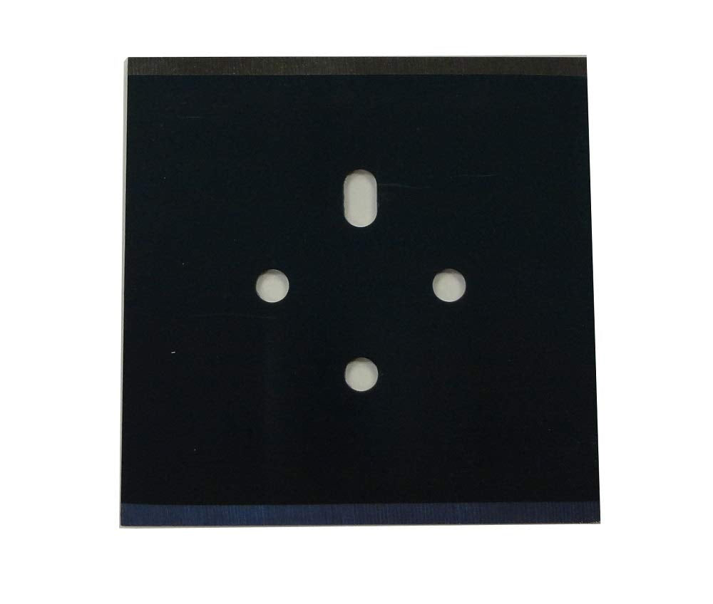 Warner 4 in. Floor Scraper Replacement Blade, Blue Steel, Double Edge