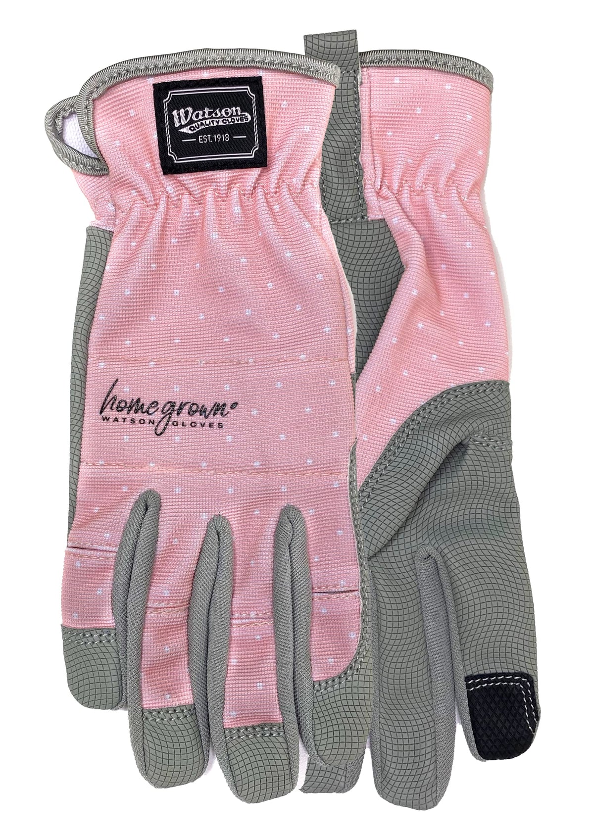 Watson Gloves Ladies' Uptown Girl WasteNot Fabric Gloves, Small, Pink