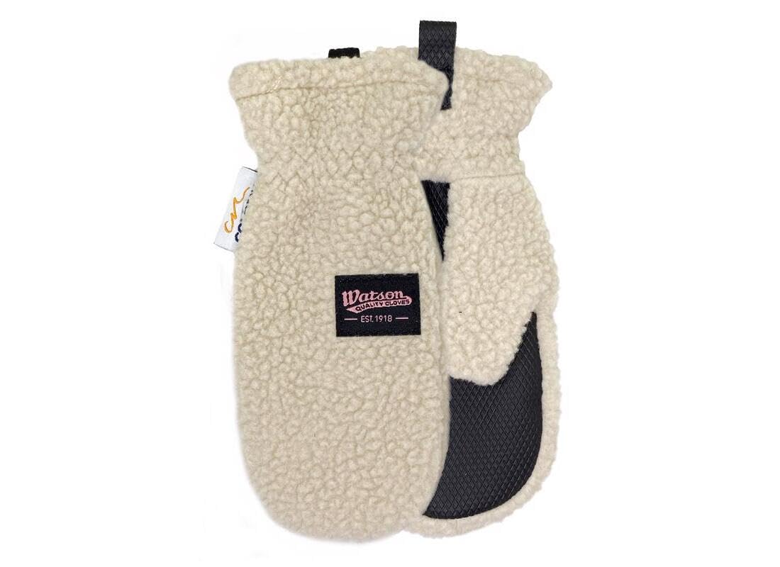 Watson Gloves Kids' Baa Baa Mitt WasteNot Fabric Mitten, XXS, Brown