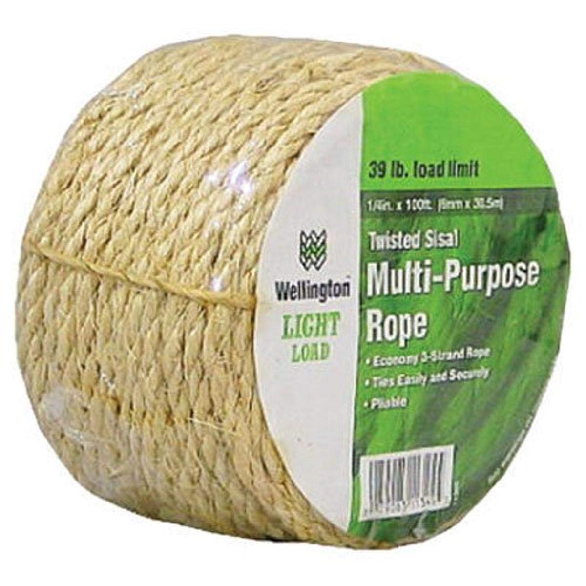 Wellington Sisal Rope 1/4" x 100'