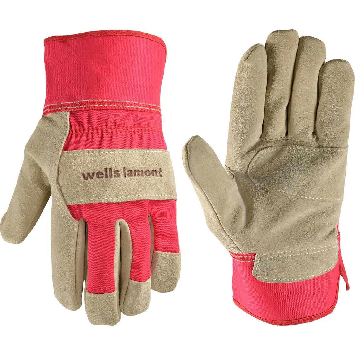 Wells Lamont Women's Heavy Duty Work Glove, Small, Pink