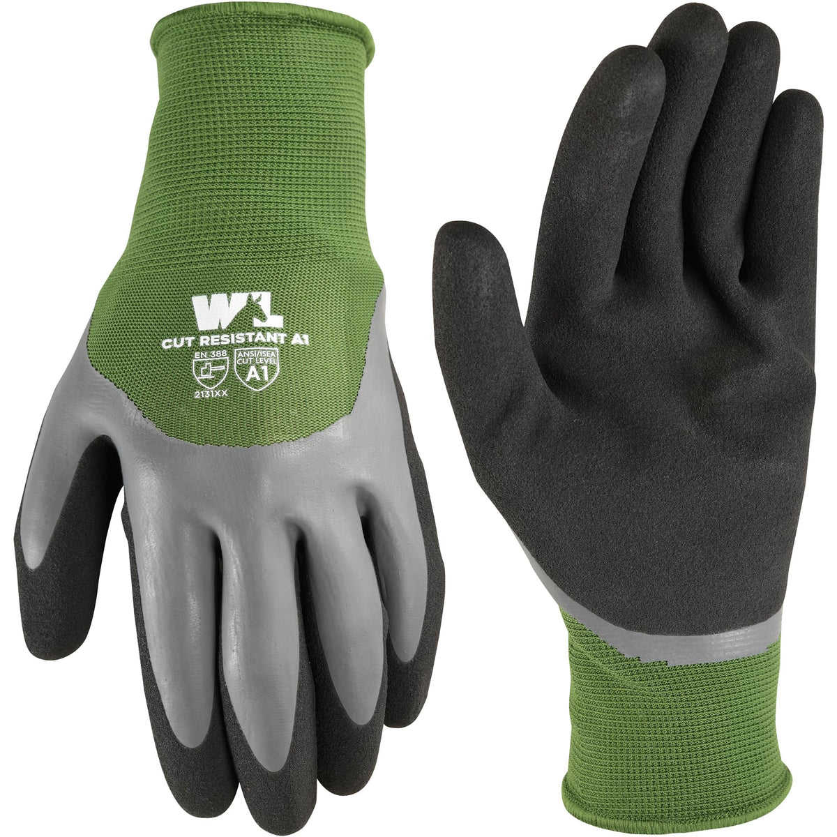 Wells Lamont Men's Waterproof Work Gloves with Latex Double Coating XL