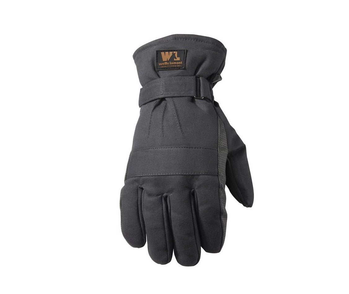 Wells Lamont 1075XLK-NEW Men's Winter Gloves, Black, XL