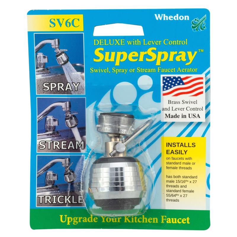 Whedon Deluxe SuperSpray Spray & Stream Faucet Aerator