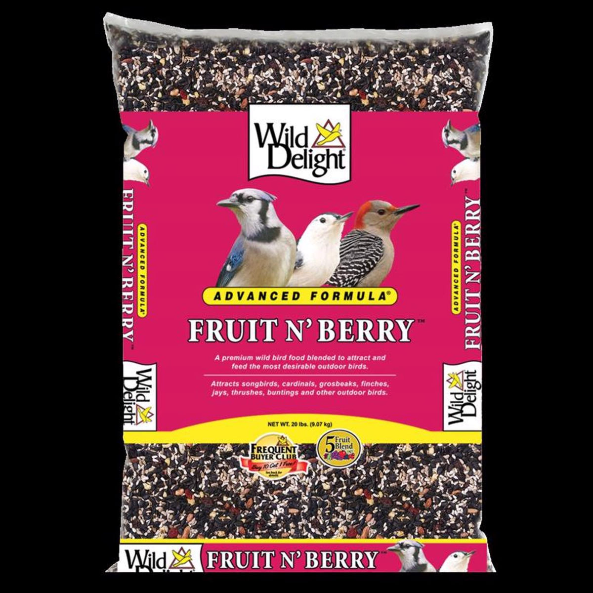 Wild Delight Advanced Formula Fruit N' Berry Bird Food, 20 LB