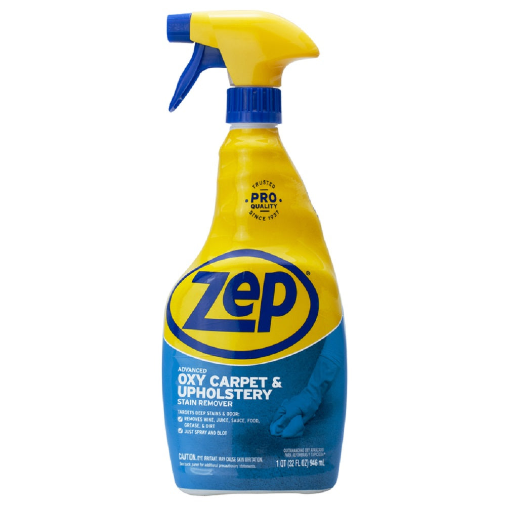 Zep ZUOXSR32 Stain Remover, Liquid, Slight Pleasant, Clear, 1 Quart
