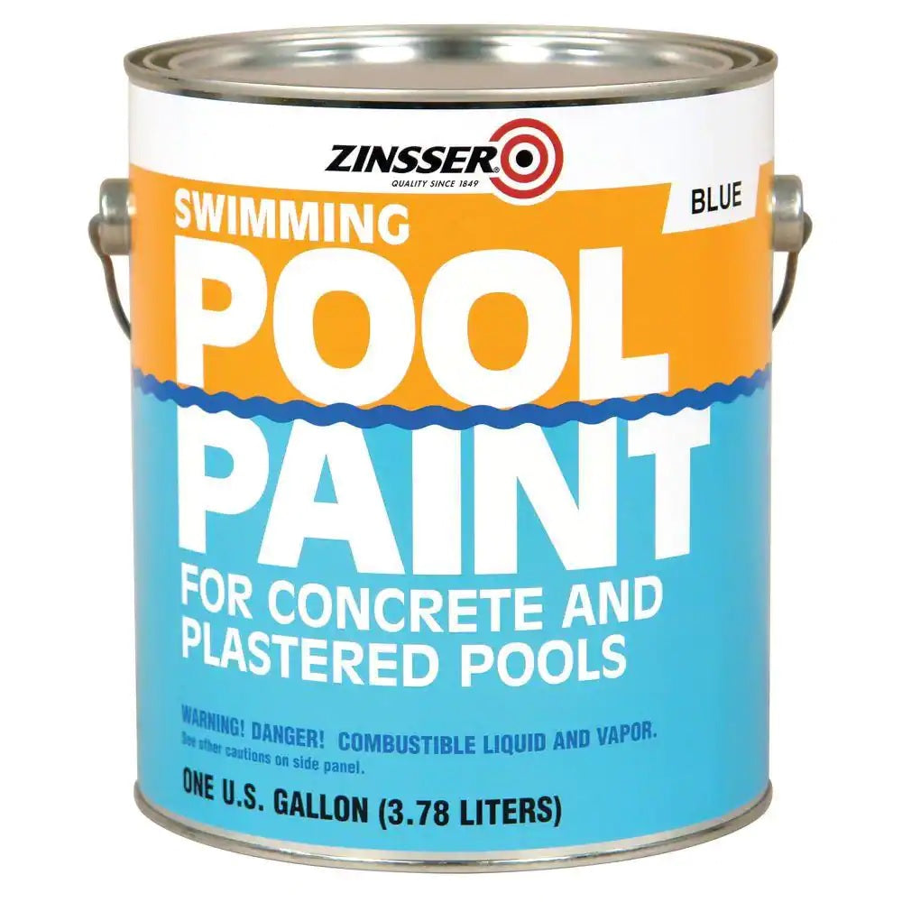 Zinsser 260539 Swimming Pool Paint, Gallon, Blue