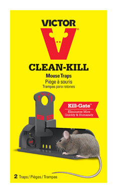 Victor M162S Clean Kill Mouse Tunnel Trap, 2 Per Pack