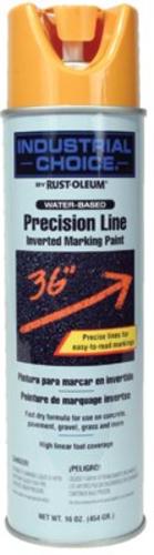 Industrial Choice 203033 Marking Spray Paint, 17 Oz, Caution Yellow