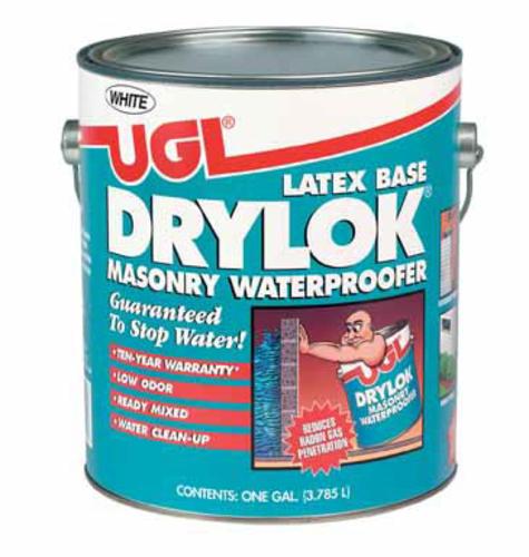 Drylok 27513 Masonry Waterproofer Latex, White, 1 GL