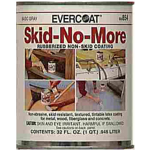 Evercoat 100854 Rubberized Non-Skid Coating, Gray 1 Qt