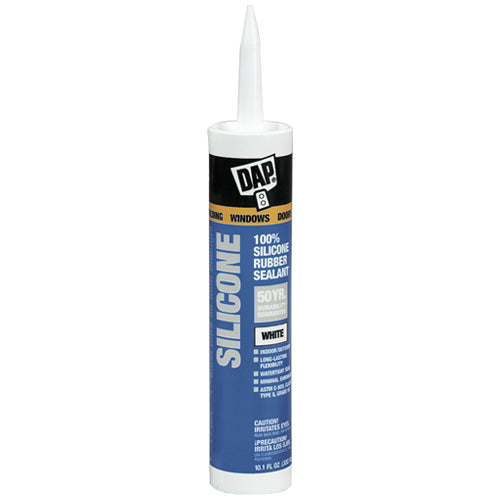 Dap 08649 Silicone Rubber Sealant 10.1 Oz.