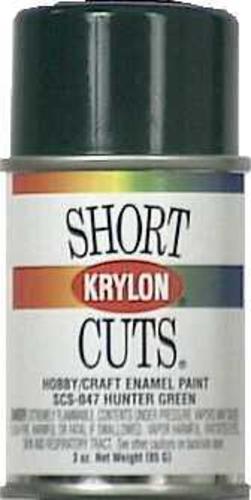 Krylon SCS-047 Short Cuts Hobby & Craft Spray Paint, Gloss, Green, 3 Oz
