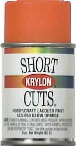 Krylon SCS-050 Short Cuts Hobby & Craft Spray Paint, Orange, 3 Oz