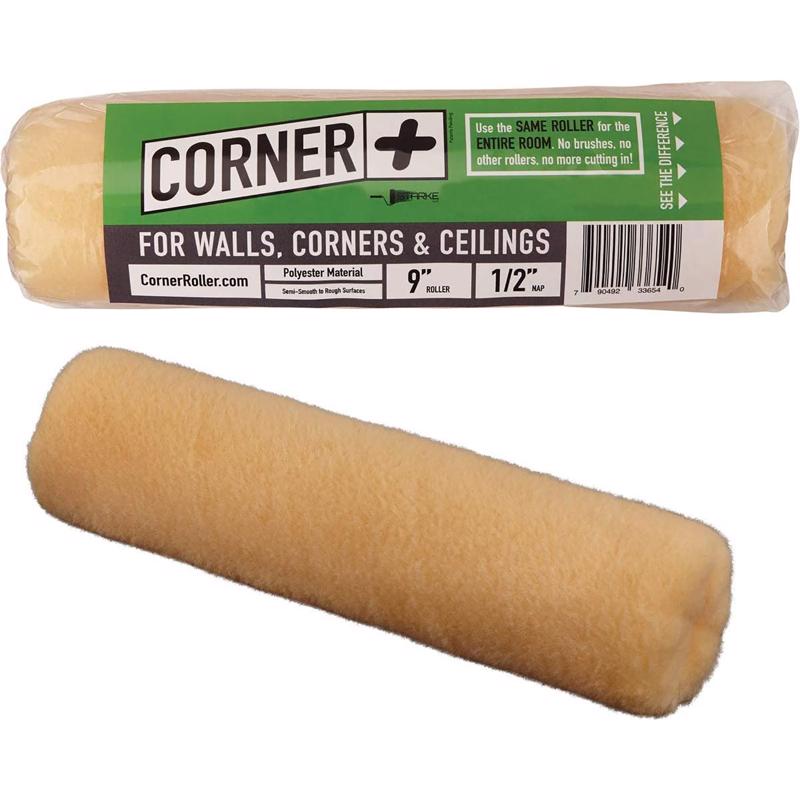 Corner + Roller 76512 Polyester Paint Roller Cover, 9 inches X 1/2 inches