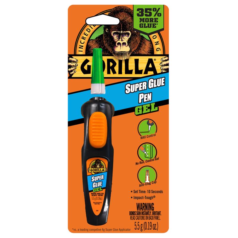 Gorilla 109642 High Strength Super Glue Pen, 0.19 Ounce
