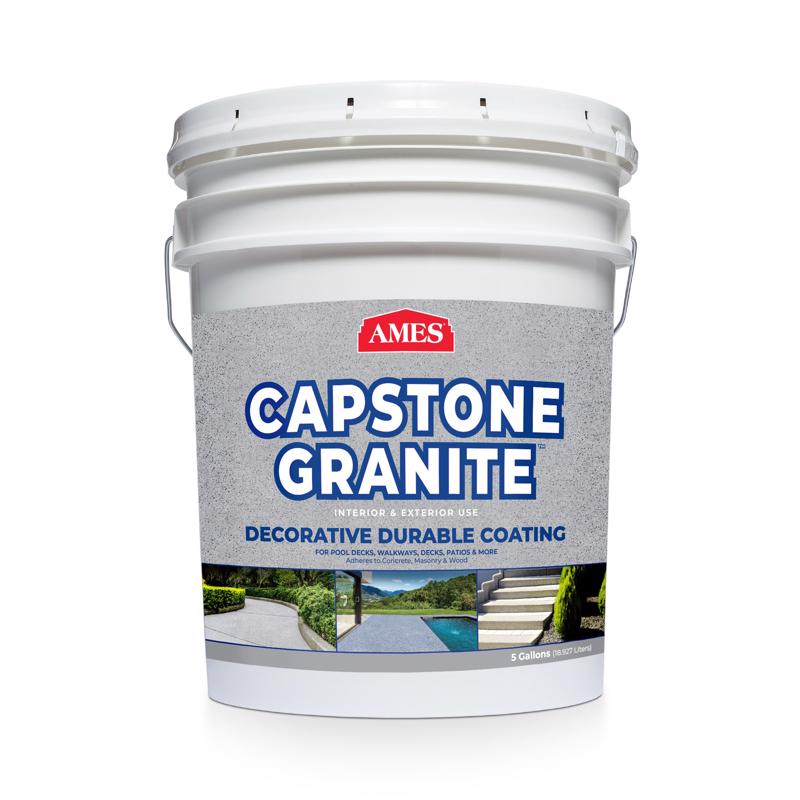 Ames CPG5QS Capstone Granite Concrete Floor Paint, 5 Gallon