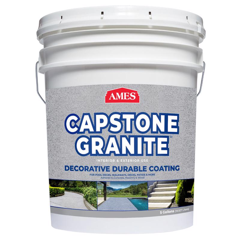 Ames CPG5SL Capstone Granite Concrete Floor Paint, 5 Gallon