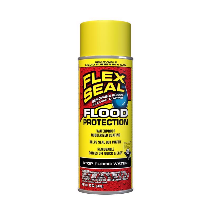 Flex Seal RFSYELR16 Flood Protection Rubber Spray Sealant, 10 Ounce