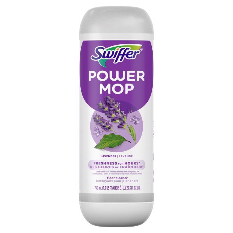 Swiffer 08421 Power Mop Multi-Surface Floor Cleaner, Lavender Scent, 25.3 oz