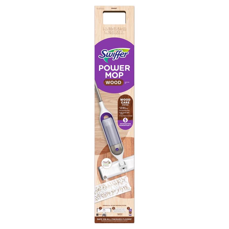 Swiffer 07255 Power Mop Dry/Wet Spray Mop Kit, 14.5 inches