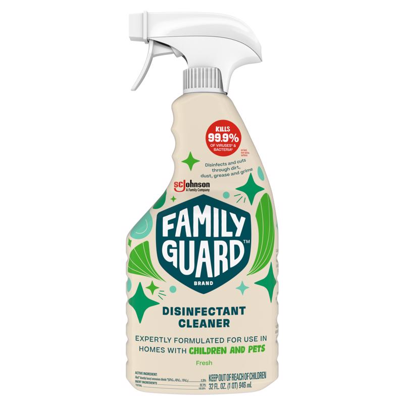 Family Guard 00858 Disinfectant Cleaner, 32 Ounce