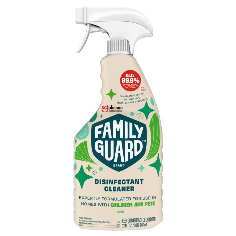 Family Guard 00858 Disinfectant Cleaner, 32 Ounce