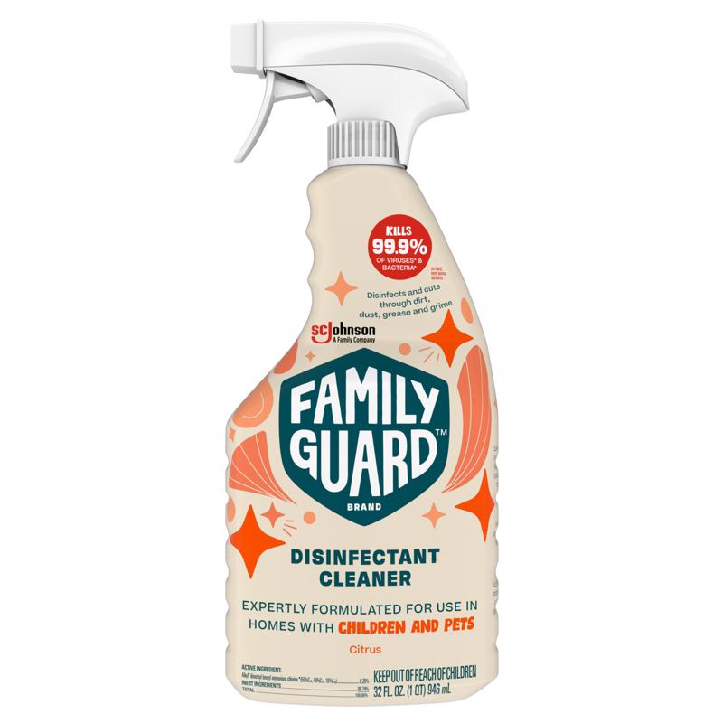 Family Guard 00860 Disinfectant Cleaner, 32 Ounce