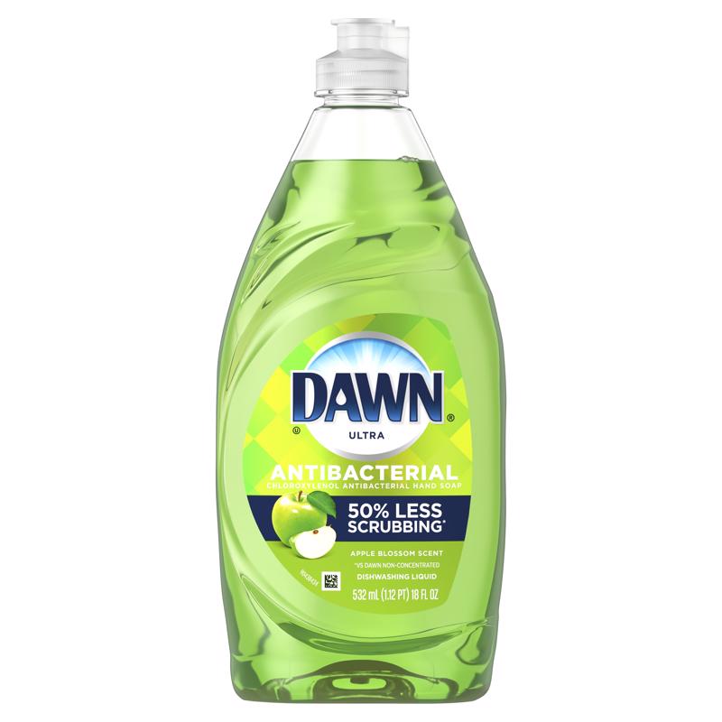 Dawn 09400 Ultra Liquid Dish Soap, Apple Scent, 18 Oz