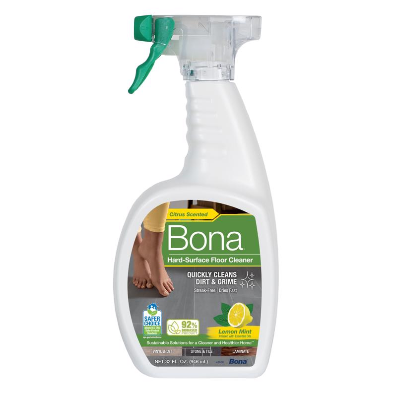 Bona WM700051224 Hard Surface Floor Cleaner, Lemon Mint, 32 Oz