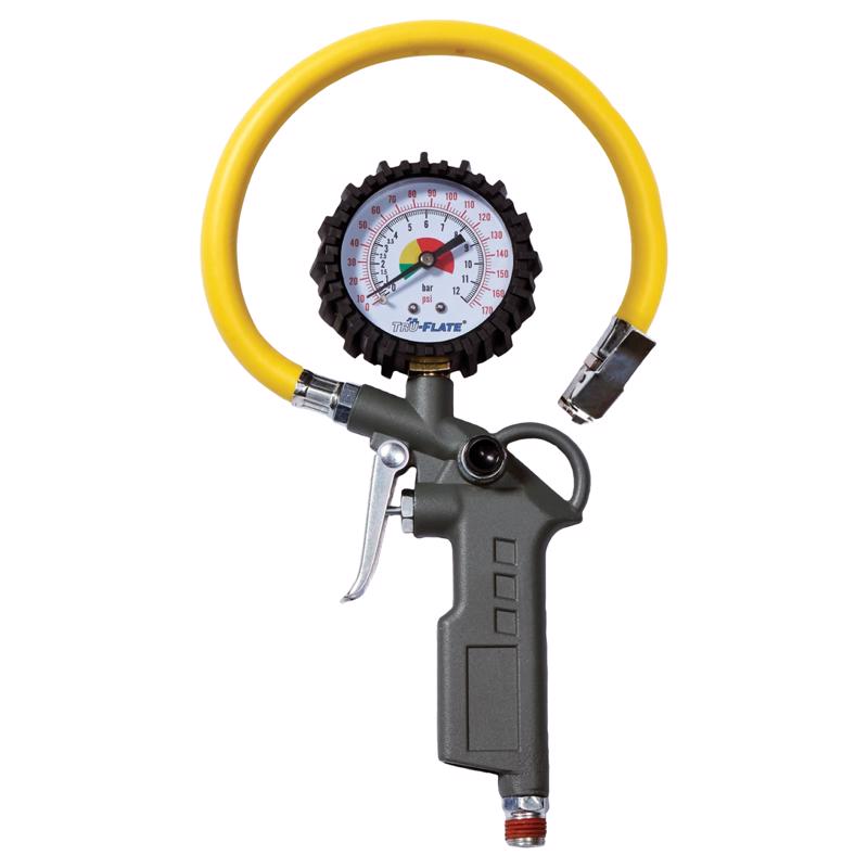 Truflate TRFL17887 Inflator Gauge with Hose, Plastic