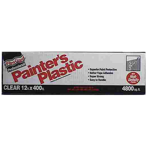 Berry Plastics HD12400 Film Gard High Density Painter's Plastic, 12' x 400', Clear