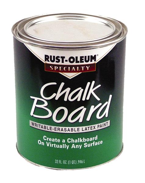 Rust-Oleum 206438 Brush-On Chalkboard Paint, Green, 1 qt