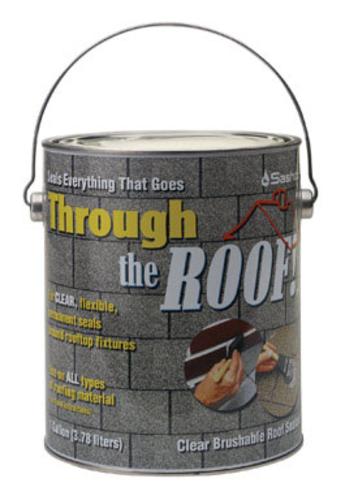 Sashco Through The Roof 14004 Elastomeric Roof Sealant, 1 Gallon