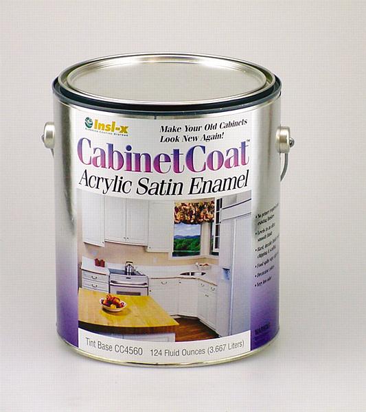 Insl-X CC-4560-01 Cabinet Coat Acrylic Satin, Tint Base, 1 Gal