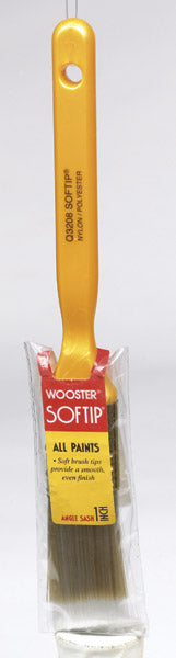 Wooster Q3208-1 Softip Angle Sash Paint Brush, 1"