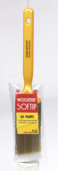 Wooster Q3208-11/2 Softip Angle Sash Paint Brush, 1.5"